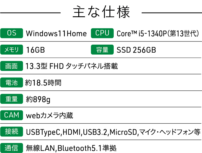 スペック